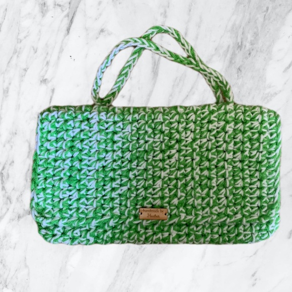 Handmade One of One Crochet HandBag - Picture 1 of 3